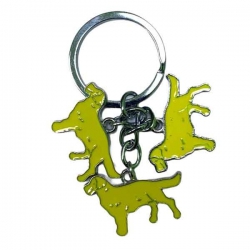 Брелок мет Три собачки Брелок мет Три собачки