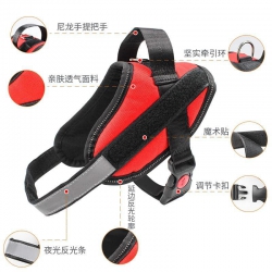 Шлея К9 для собак L 65-75 см без липучек и наклеек Черная Шлея К9 для собак L 65-75 см без липучек и наклеек Черная