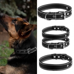 Ошейник для собак, одинарный капрон, черный 21-35 см Ошейник для собак, одинарный капрон, черный 21-35 см