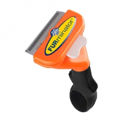 Фурминатор с кнопкой для собак с длинной шерстью Размер L (100 мм ширина лезвия) Фурминатор с кнопкой для собак с длинной шерстью Размер L (100 мм ширина лезвия)