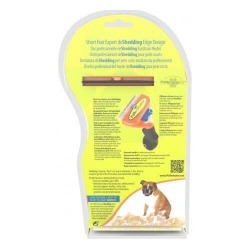 Фурминатор с кнопкой для собак с короткой шерстью Размер XL (125 мм ширина лезвия) Фурминатор с кнопкой для собак с короткой шерстью Размер XL (125 мм ширина лезвия)