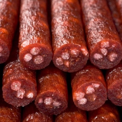 Колбаски для собак с салями и коллагеном 60 шт 1400г Колбаски для собак с салями и коллагеном 60 шт 1400г