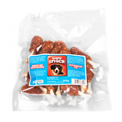 Кальцинированная косточка для собак с курицей и рисом 500г Кальцинированная косточка для собак с курицей и рисом 500г