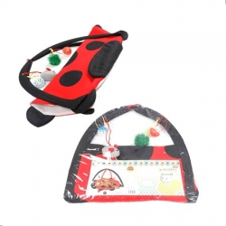 Игровой развивающий коврик с игрушками для кошек 555535 см Игровой развивающий коврик с игрушками для кошек 555535 см