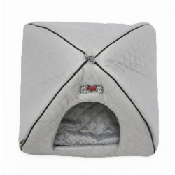 Домик для животных Юрта 1 паянка с ребрами жесткости 363939 см Серый Домик для животных Юрта 1 паянка с ребрами жесткости 363939 см Серый
