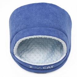 Домик для кота Любимчик 2 - 423131см замша и велюр Бордо Домик для кота Любимчик 2 - 423131см замша и велюр Бордо