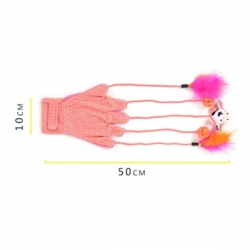 Игрушка для животных перчатка 50х10 см Голубая Игрушка для животных перчатка 50х10 см Голубая