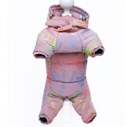 Альфа комбинезон на силиконе для собак девочек мех S Альфа комбинезон на силиконе для собак девочек мех S