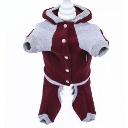 Ананас комбинезон для собак девочек трикотаж на флисе M Ананас комбинезон для собак девочек трикотаж на флисе M