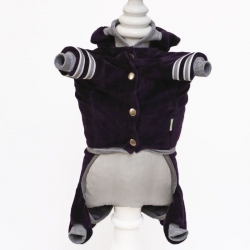 Банни комбинезон для собак мальчиков велюр S1 Банни комбинезон для собак мальчиков велюр S1