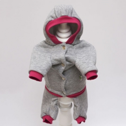 Дракоша комбинезон для собак девочек трикотаж на флисе S Дракоша комбинезон для собак девочек трикотаж на флисе S