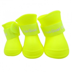 Ботинки для собак силиконовые Желтые XL 7560мм Ботинки для собак силиконовые Желтые XL 7560мм