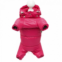 Валентинка комбинезон для собак девочек на силиконе мех M Валентинка комбинезон для собак девочек на силиконе мех M