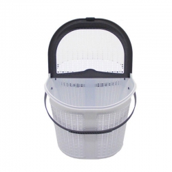 Корзинка-переноска пластик большая 443227 см Белая Корзинка-переноска пластик большая 443227 см Белая