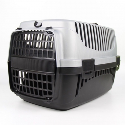 Переноска для животных 1 пластиковая 49х33х40 см Черно-белая Переноска для животных 1 пластиковая 49х33х40 см Черно-белая