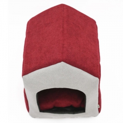 Будка 1 для собак антикоготь 323235 см Серо-бордовая Будка 1 для собак антикоготь 323235 см Серо-бордовая